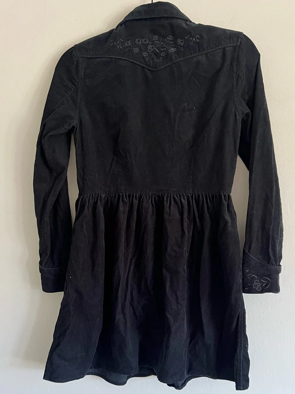 POLO Ralph Lauren Girl's Western-Inspired Corduroy Shirtdress Sz14